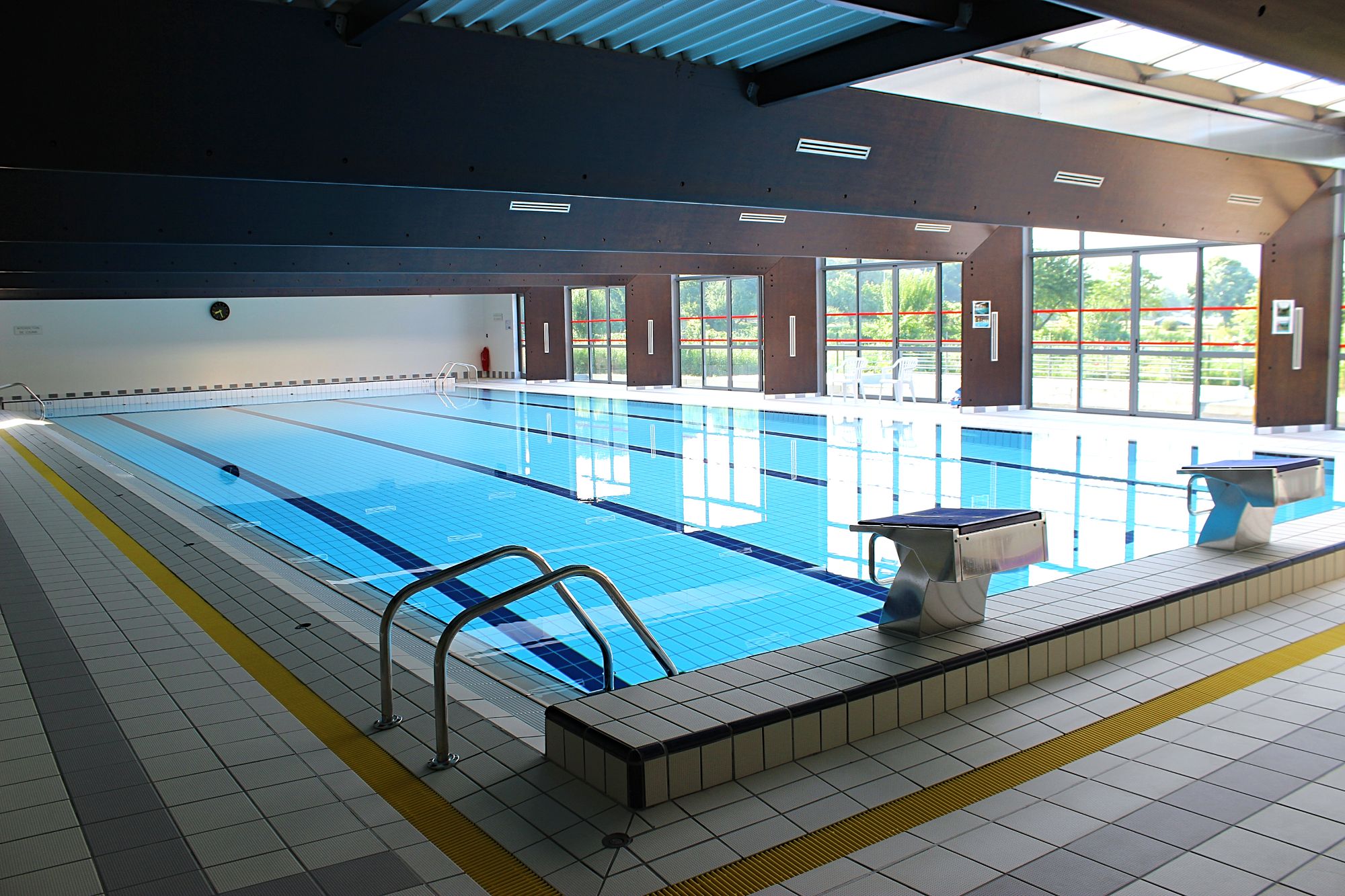 Bassin de natation d'une piscine Caneton