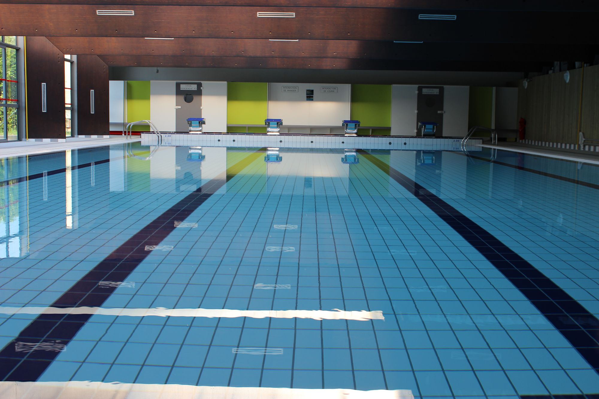 Goulotte finlandaise bassin natation